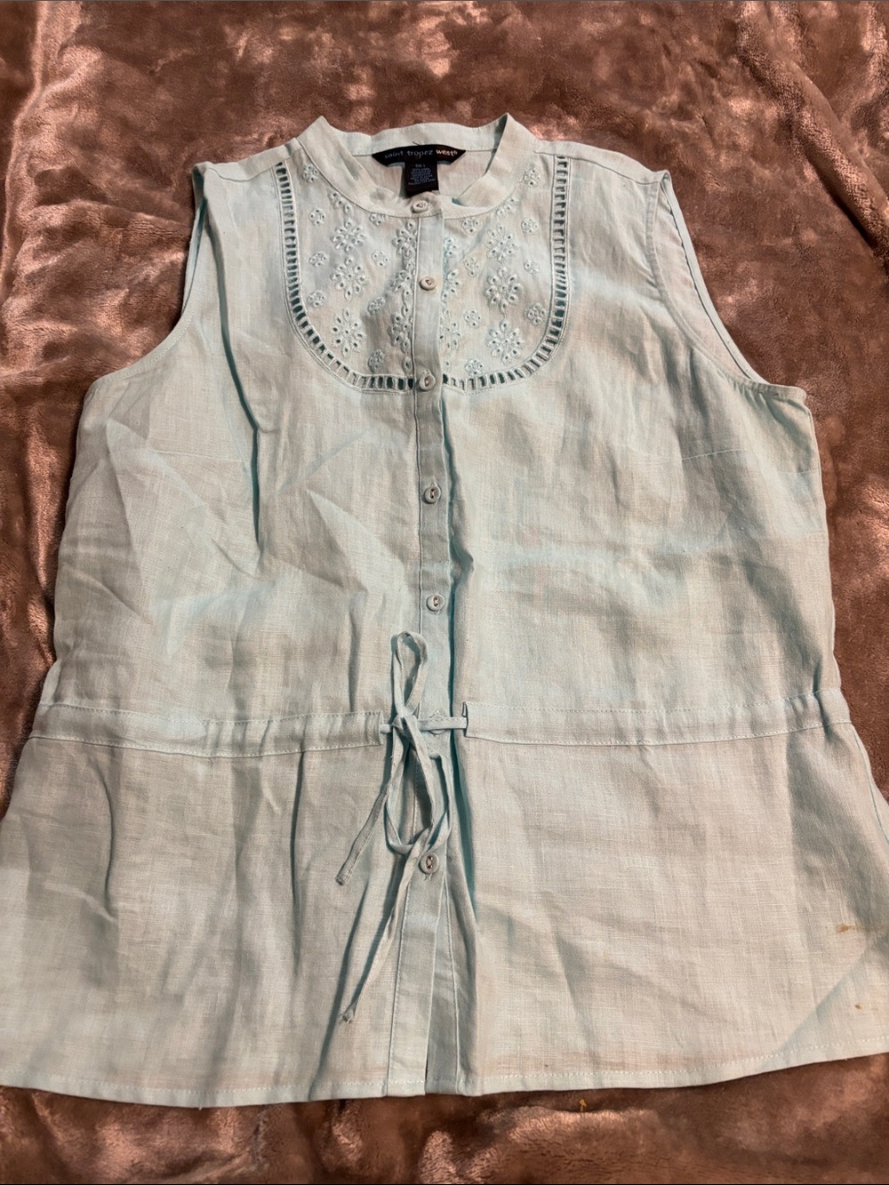 St. Tropez West Linen Blouse